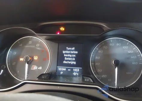 2014 Audi S4 3.0T Premium Plus from USA, damaged, VIN WAUBGAFL6EA035488